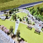 宿泊やバーベキューが楽しめるカロひめリバーのイメージ図（トヨタカローラ姫路提供）