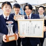 ＳＤＧｓの取り組みで県の最優秀賞を受けた佐用高校の「こっこくらぶ」＝佐用町佐用