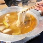 龍野そうめん鍋（今年１月撮影）