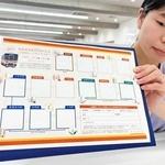 姫新線を巡るスタンプラリーの台紙。スタンプのデザインには各市町のご当地キャラクターなどが用いられているという＝たつの市役所