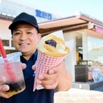 地元食材を使ったクレープやタピオカドリンク＝たつの市揖西町土師