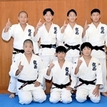 全国大会に出場する「龍野西ＪＵＤＯ　ＣＬＵＢ」の選手＝たつの市龍野町富永