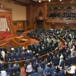 　参院本会議場＝１月