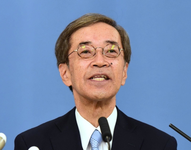 「兵庫で働き続けたい気持ちから知事を志した」と話す金沢和夫氏＝神戸市中央区