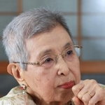 「サーロー節子さんとは話した記憶はないが、戦後の活動をずっと見ている。私は英語ができないけれど、それでもできることを続けたい」と語る中本宣子さん＝姫路市（撮影・小林良多）