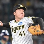 入団３年目で大ブレークを果たした阪神・村上頌樹投手＝５月、甲子園（撮影・高部洋祐）