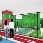 神戸ファッションプラザに開業するスポーツエンターテイメント施設のイメージ（バンダイナムコアミューズメント提供）