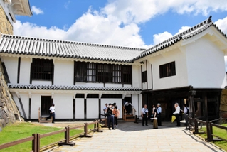 ２０１８年以来の公開となる折廻り櫓＝姫路市本町