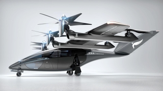 尼崎ルートでの運航を想定する「ＶＸ４」の機体のイメージ（丸紅提供）