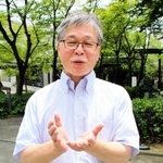 「被爆２世としてどう継承していくのか考えたい」と話す岩崎久志さん＝神戸市西区学園西町３