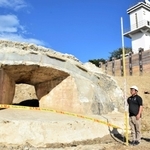 南あわじ市が一部保存を目指す門崎砲台＝南あわじ市福良丙