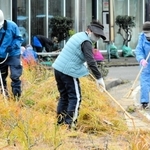 シルバー人材センターは地域の除草作業などさまざまな業務を請け負っている＝淡路市内
