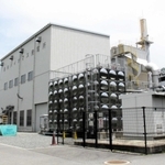 稼働を停止している「朝来バイオマス発電所」＝７月、朝来市生野町真弓