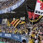 敵地ながらスタンドに詰めかけ、盛り上がる阪神ファン＝２８日夜、大阪市西区の京セラドーム大阪（撮影・金田祐二）