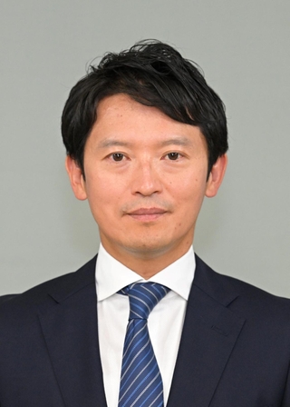 兵庫県の斎藤元彦知事＝２０２２年８月１日、神戸市中央区、兵庫県庁（撮影・秋山亮太）