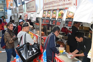 ２０１９年のグルメエリア。今回４年ぶりに復活する