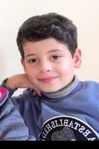 イスラエルによる空爆で亡くなったサラフッデーンさんの親類の子ども（サラフッデーンさん提供）