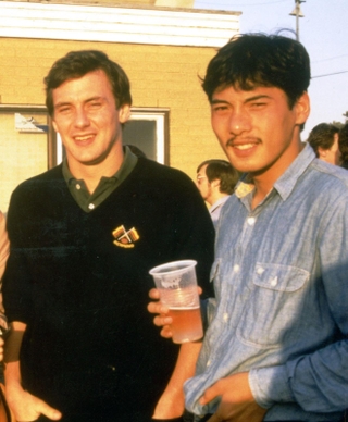 平尾誠二さんとレジ・クラークさん