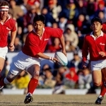 「ラグビーを愛し、ラグビーに愛された男」に掲載された写真（岡村啓嗣さん提供）