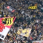逆転勝利で日本一に王手をかけた阪神。ファンの応援にも力が入った＝２日夜、西宮市の甲子園球場（撮影・中西幸大）