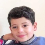 イスラエルによる空爆で亡くなったサラフッデーンさんの親類の子ども（サラフッデーンさん提供）