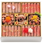 「お肉の専門店　スギモト」の松阪牛ローストビーフ食べ比べ（大丸神戸店提供）