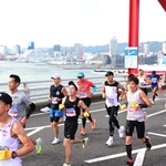 ２０１１年の初開催以降、神戸マラソンのコースの特徴となっていた神戸大橋＝先月19日、神戸市中央区