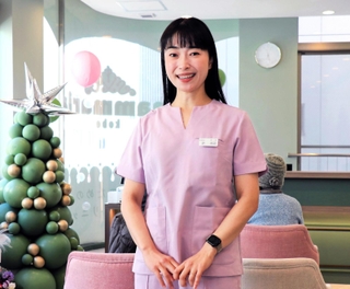 神戸・元町に乳腺専門クリニックを開業した尹玲花さん＝神戸市中央区下山手通３