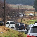 地震の影響で、迂回路も渋滞が続いている＝６日午後、石川県七尾市（撮影・風斗雅博）