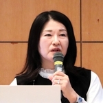 阪神・淡路大震災の語り部として初めて講演する和氣光代さん＝大阪府枚方市