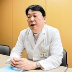 「便潜血検査で引っかかったときは既に進行していることもあるので、心配な人は大腸内視鏡検査を隔年で受けてみては」と話す兵庫県立西宮病院の福永睦外科部長＝西宮市六湛寺町