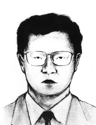 「キツネ目の男」の似顔絵