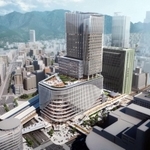 ２０２９年度に開業予定のＪＲ三ノ宮新駅ビルの完成イメージ図（ＪＲ西日本提供）