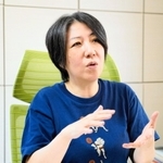 ルッキズムについて考察を語るＭＦＭＳ代表の外川浩子氏＝千葉県習志野市谷津５