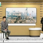 兵庫県内の学生有志による「ぼうさい学生ニュース」の一場面