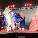 コスプレイベント「姫ＣＯＮ２０２４」の前夜祭でランウエーを歩くコスプレイヤー＝２２日午後、姫路市神屋町、アクリエひめじ