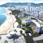 須磨海浜公園の再整備イメージ（神戸須磨Ｐａｒｋｓ＋Ｒｅｓｏｒｔｓ共同事業体提供）