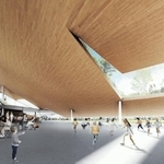 アリーナ南の「ＴＯＴＴＥＩ　ＰＡＲＫ」に整備される緑の丘の内部イメージ（Ｏｎｅ　Ｂｒｉｇｈｔ　ＫＯＢＥ提供）
