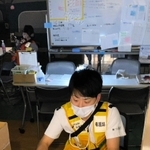 金沢市の避難所で災害支援ナースとして活動した上田篤史さん＝（上田さん提供）