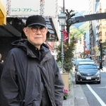 新曲「トアロードのハレ娘」の歌詞に神戸への思いを込めた作詞家の松本隆さん＝神戸市中央区北長狭通