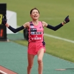 １月の大阪国際女子マラソンに臨み２時間１８分５９秒のタイムで女子マラソン日本記録を更新した前田穂南さん（天満屋）＝大阪市東住吉区長居公園、ヤンマースタジアム長居（撮影・長嶺麻子）