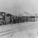 神戸停車場と呼ばれた初代神戸駅（京都鉄道博物館提供）