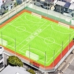 全天候型多目的グラウンドの完成イメージ図（神戸野田学園提供）