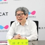 共同プロジェクトについて説明する兵庫県立芸術文化観光専門職大の平田オリザ学長＝豊岡市山王町