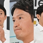 パワハラ疑惑などについて説明する斎藤元彦知事。会見は約２時間に及んだ＝２０日午後、兵庫県庁（撮影・斎藤雅志）