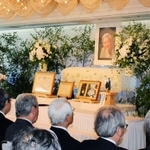 多くの学者や政治家らが参列した五百旗頭真さんを送る会＝東京都千代田区