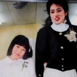 震災で亡くなった千代田さと子さん（右）と長女萌ちゃん（提供）
