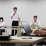 県警と鉄道事業者の担当者が安全対策を話し合った会議＝神戸市兵庫区新開地１