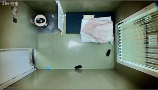初田竹重さんが入っていた隔離室（初田さんの代理人弁護士提供）