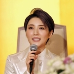 来春の退団を発表する宙組トップの芹香斗亜さん＝３日午前、大阪市北区（撮影・小林良多）